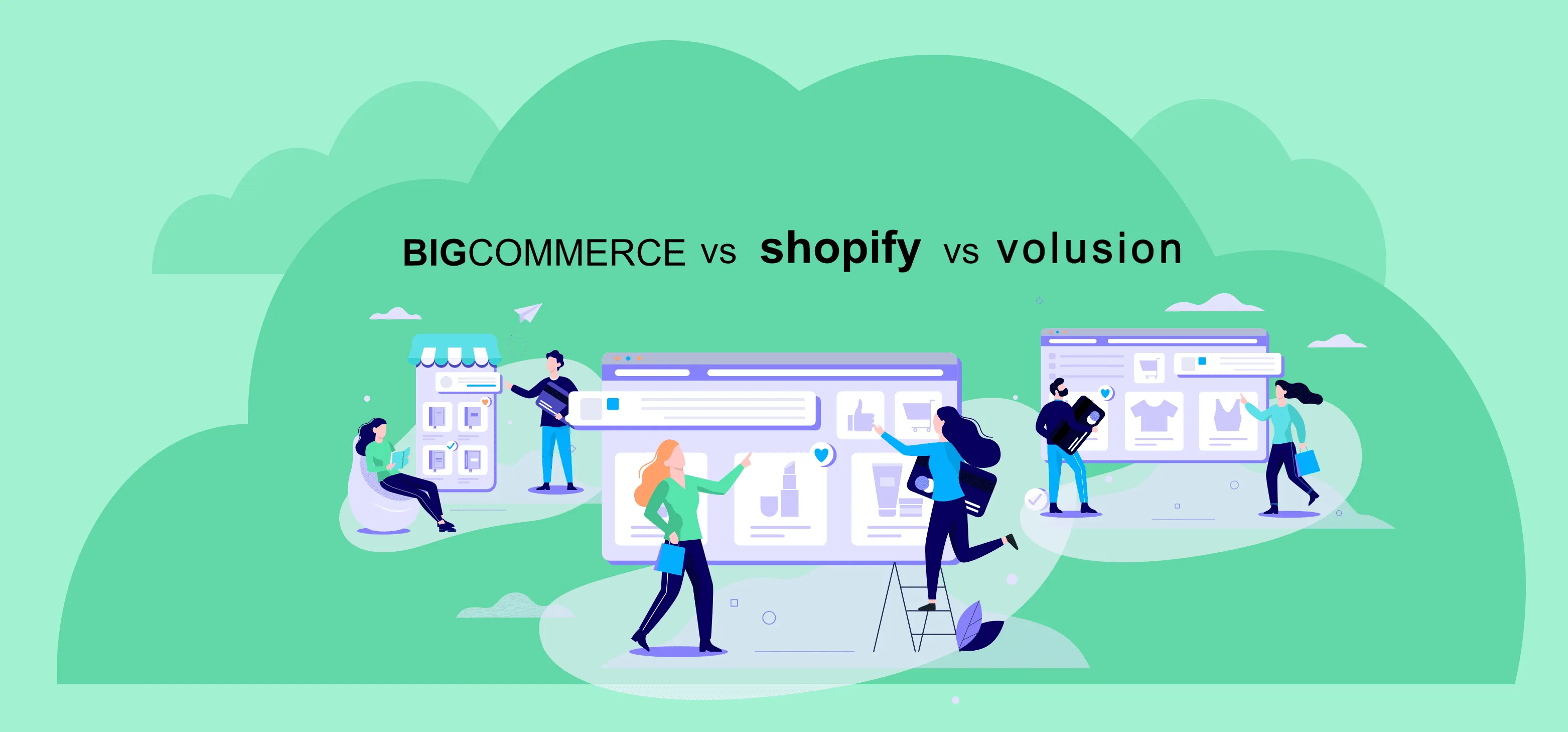 ID bigcommerce vs Shopify vs volusion V