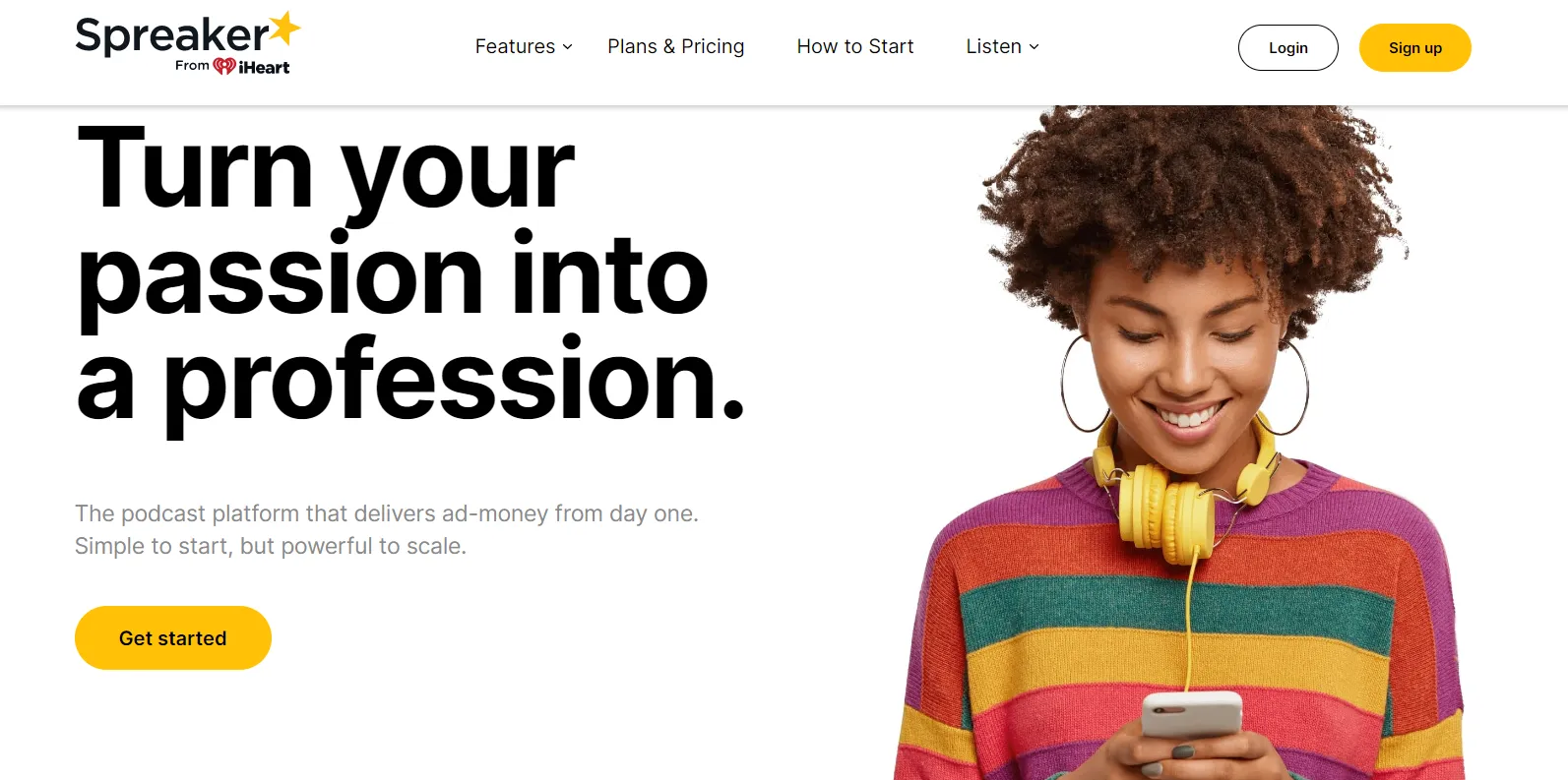 Spreaker podcast-app