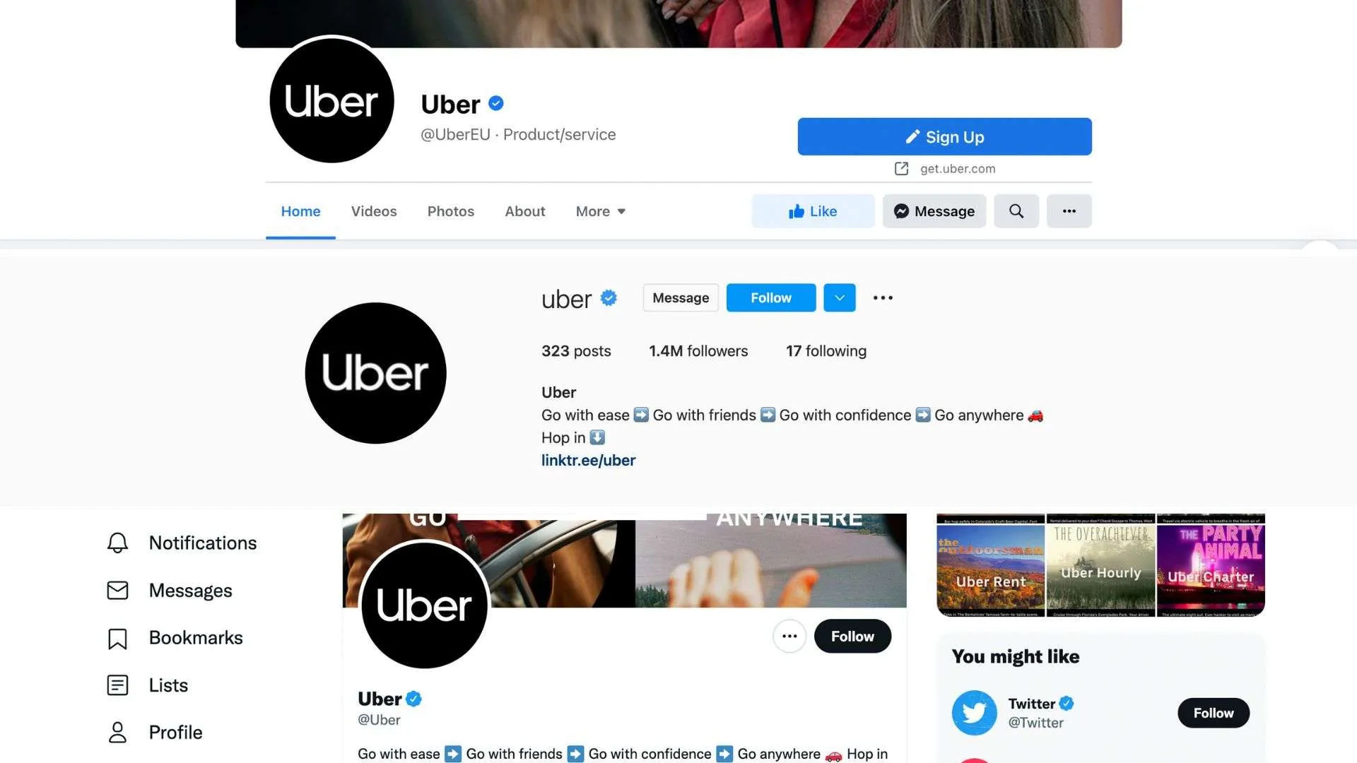 Stratégies de marketing d'Uber Plusieurs canaux médiatiques Stratégies de marketing d'Uber Plusieurs canaux médiatiques