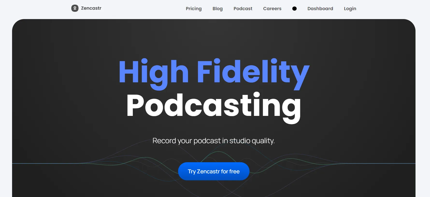 Zencastr podcast-app