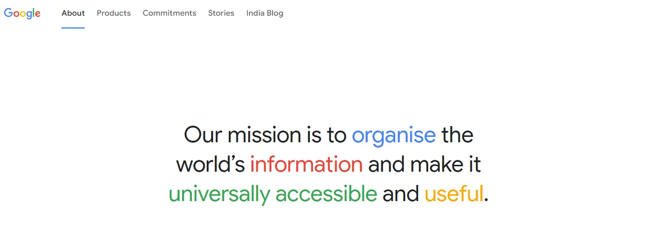 google mission