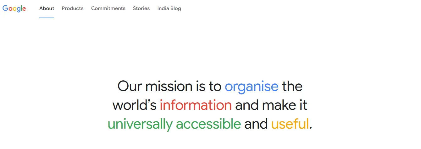 google missie google missie