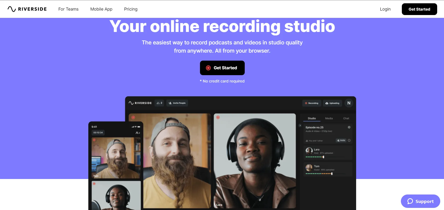 riverside.fm podcast-app