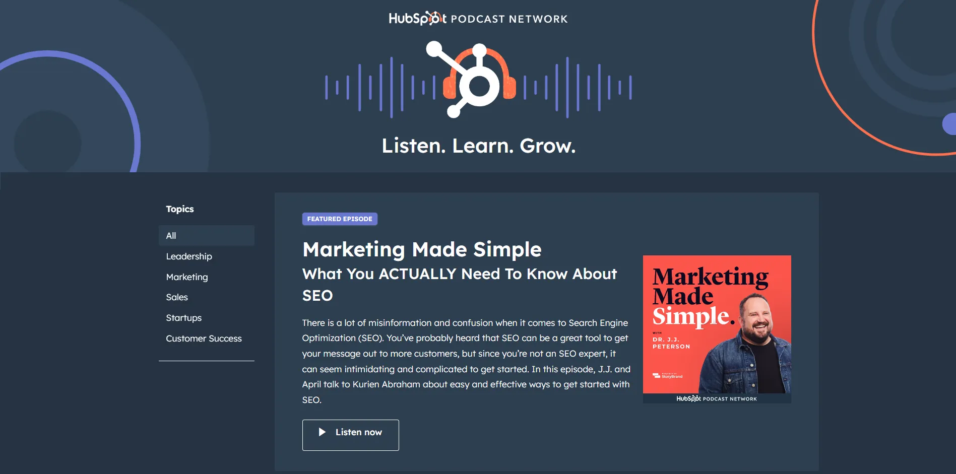 Réseau de podcasts HubSpot Réseau de podcasts HubSpot