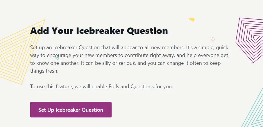 Icebreaker question on Mighty Networks