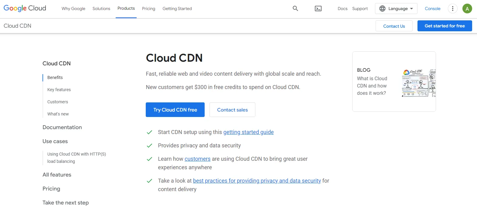 google cloud cdn