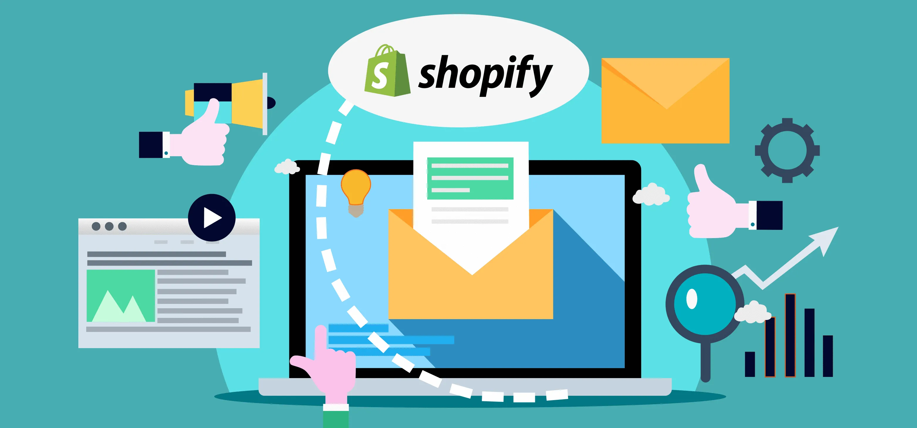 E-posbemarkingsprogramme vir Shopify
