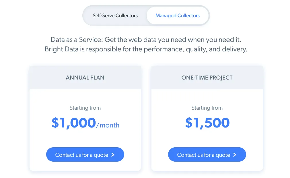 Datainnsamler prising administrert innsamler Datainnsamler prising administrert innsamler