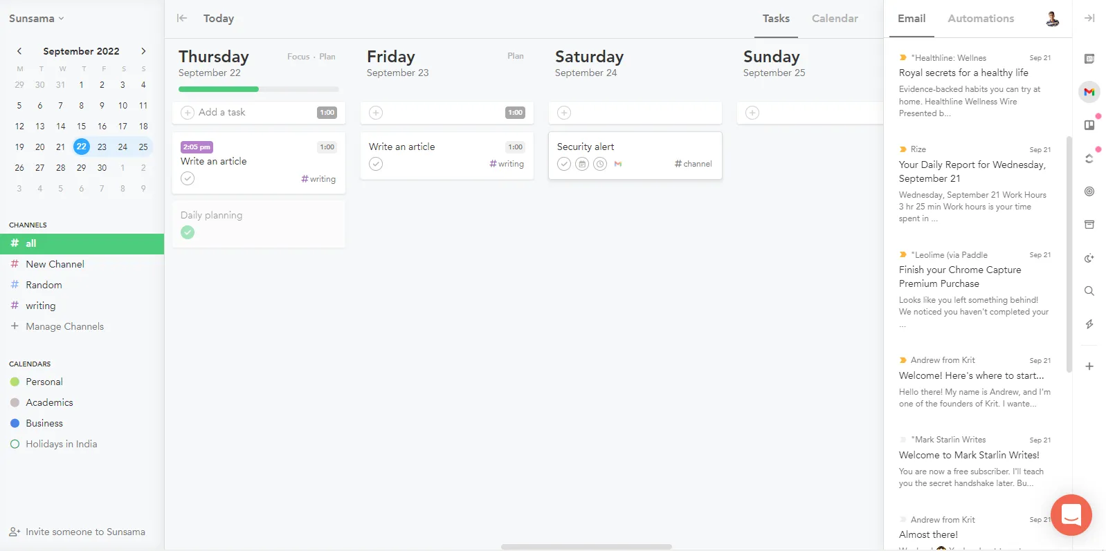 Google Mail-Integration