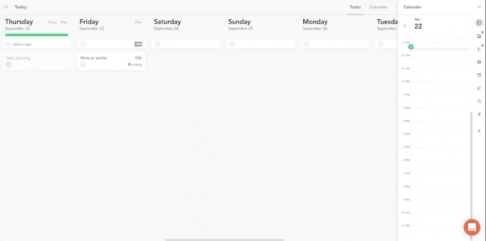 Google Kalender-Integrationen zum Hinzufügen von Aufgaben