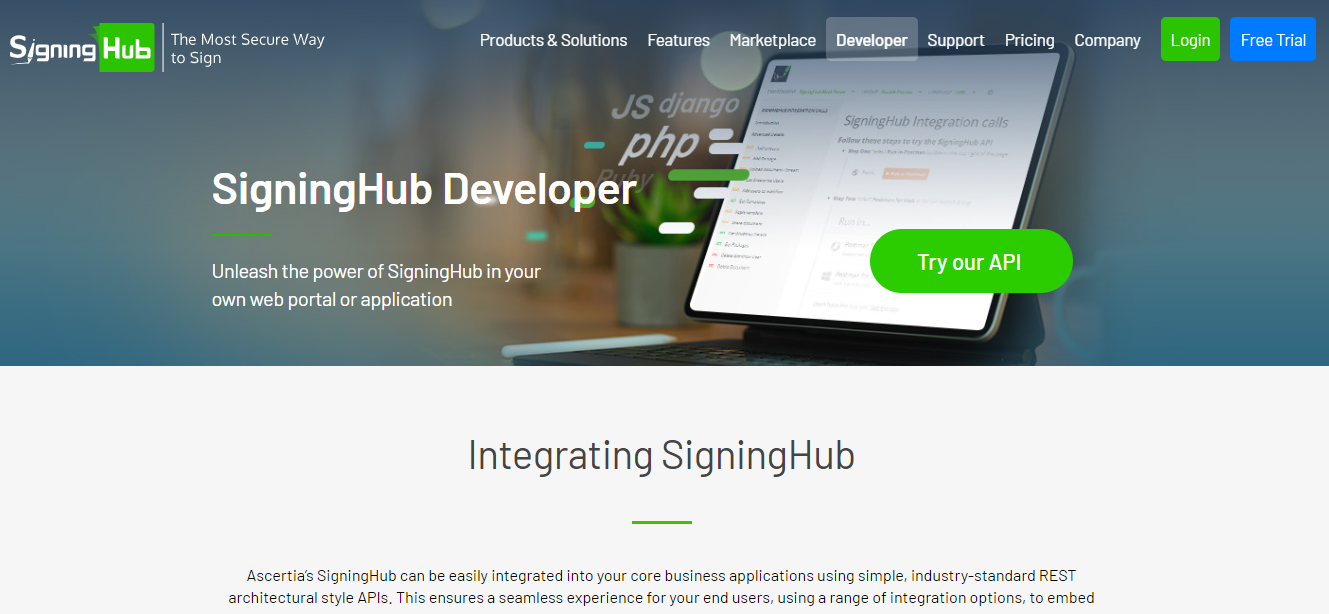 Signing Hub