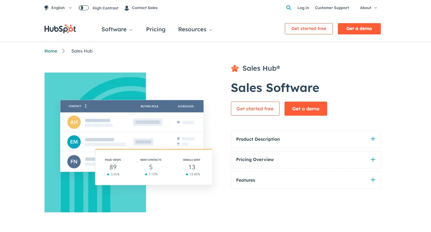 hubspot 销售中心 hubspot 销售中心