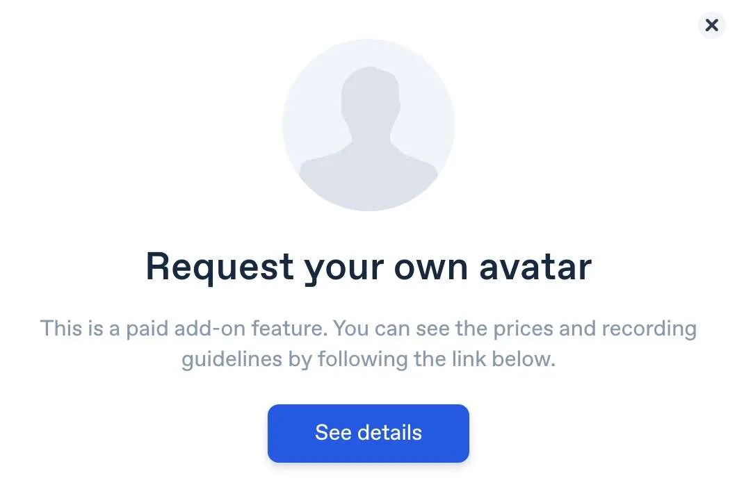 Be om din egen avatar