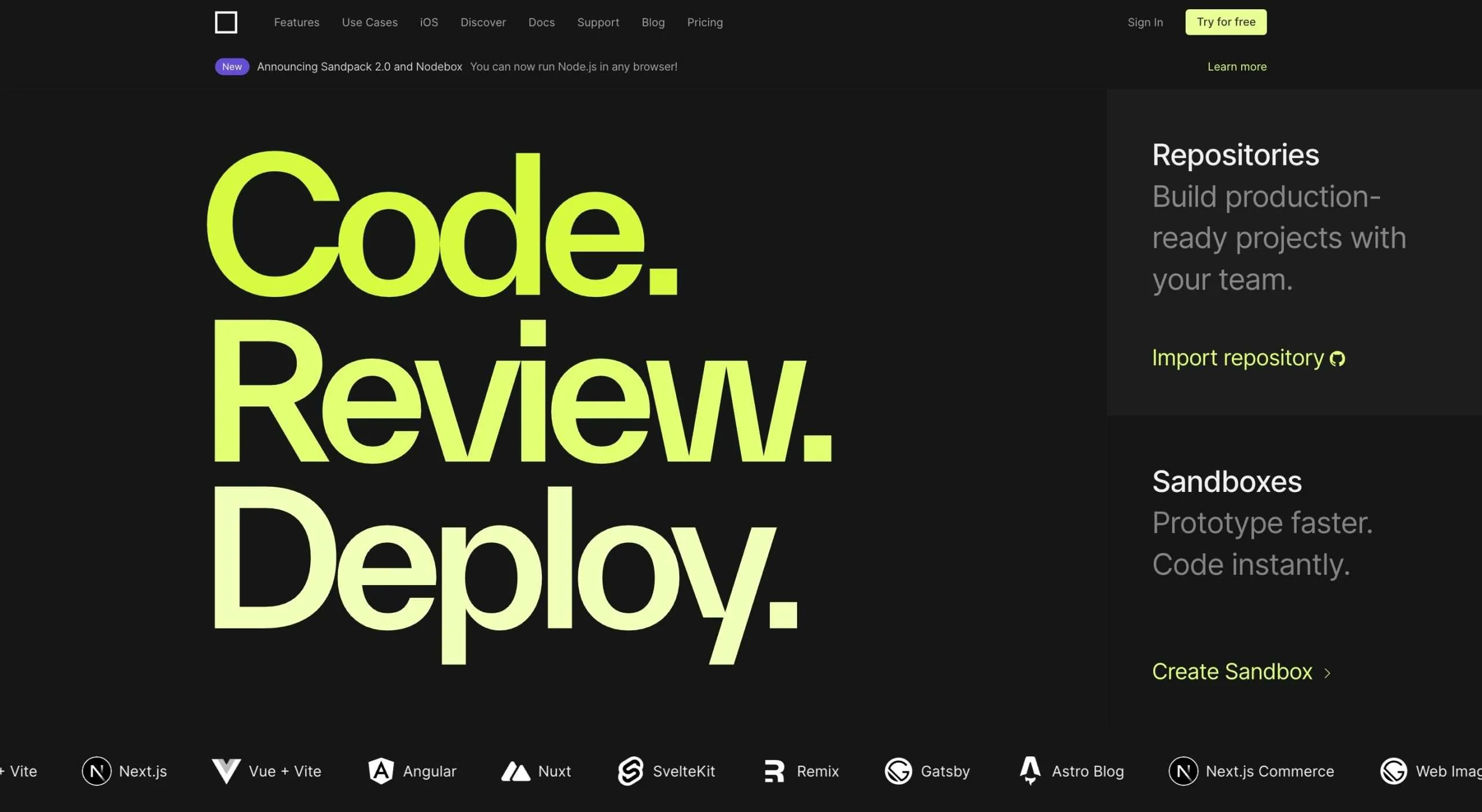 CodeSandbox.io CodeSandbox.io