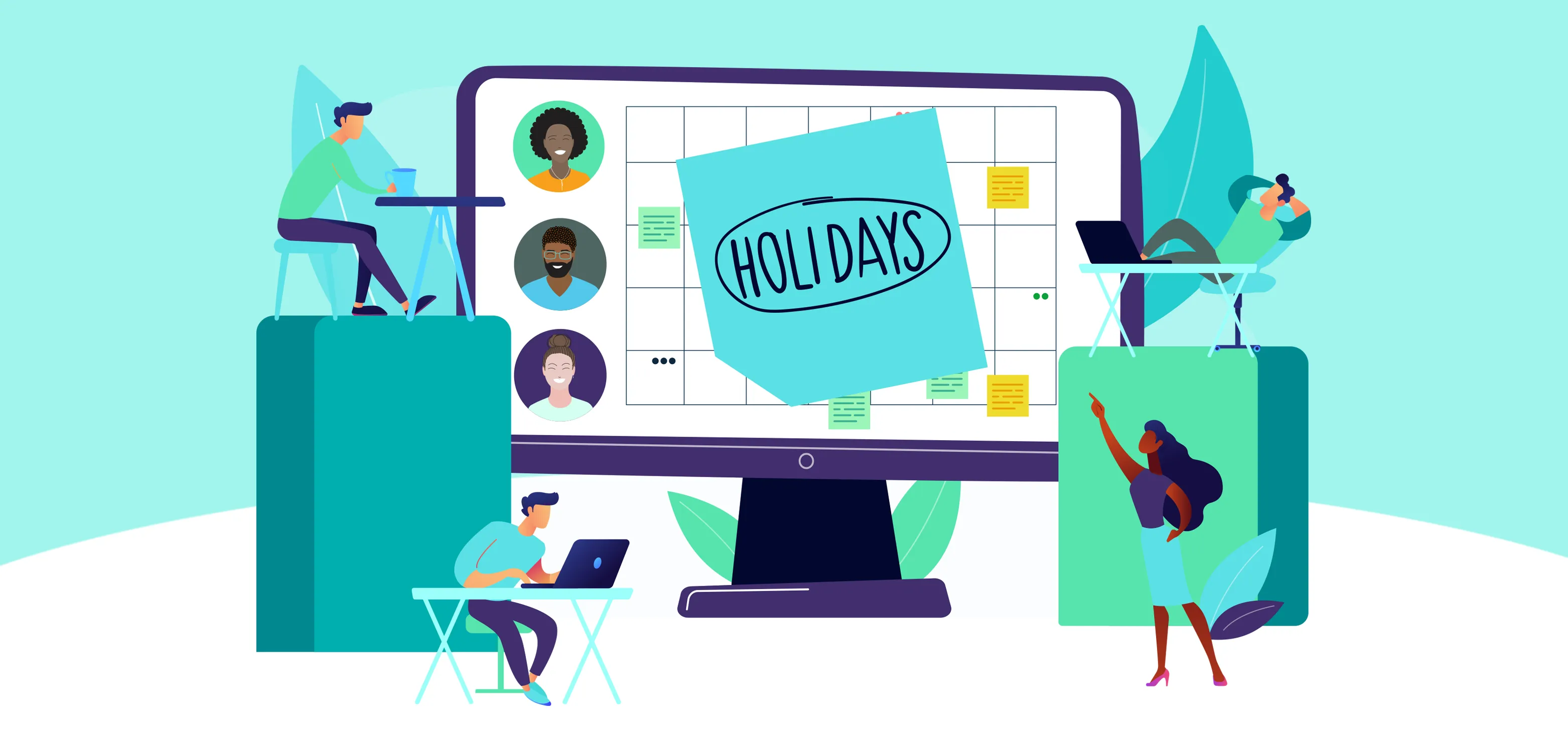 Staff holiday management software