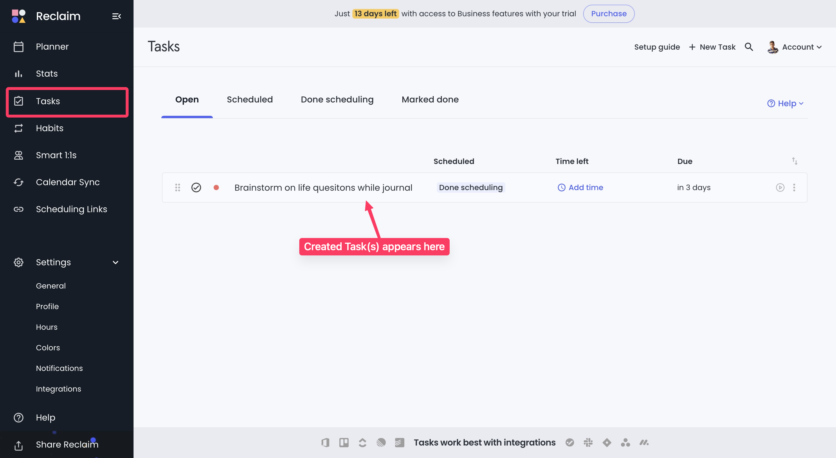 Added tasks