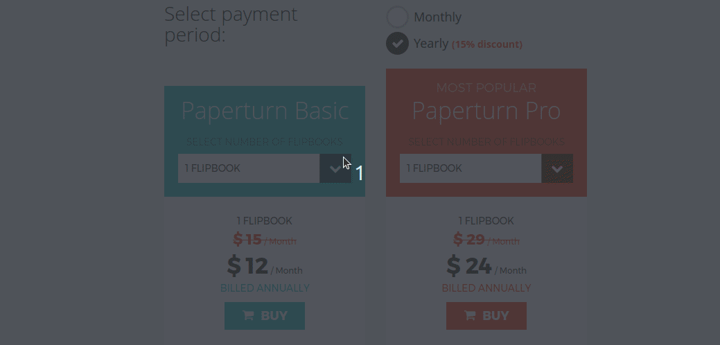 Paperturn pricing