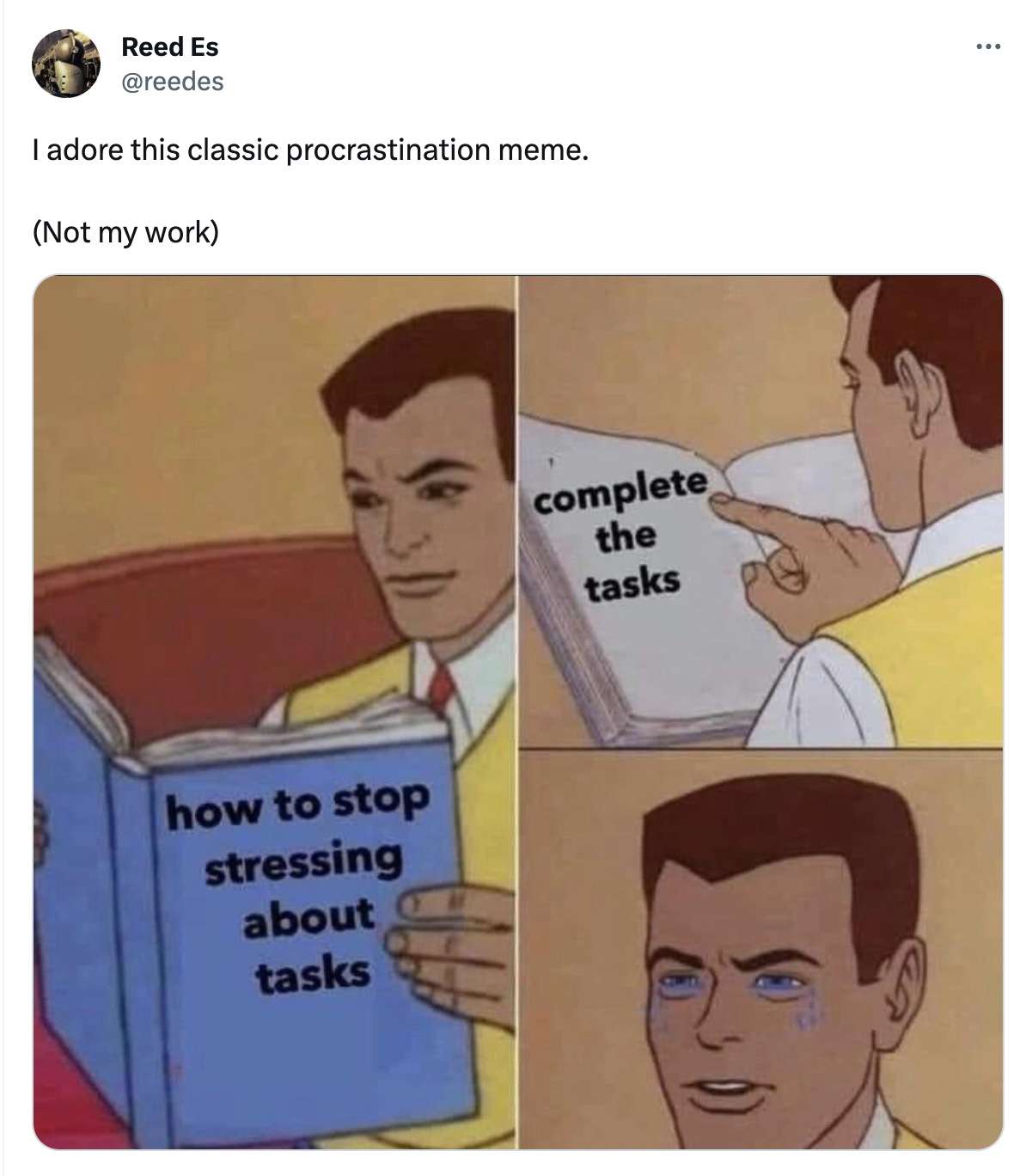 Procrastination meme