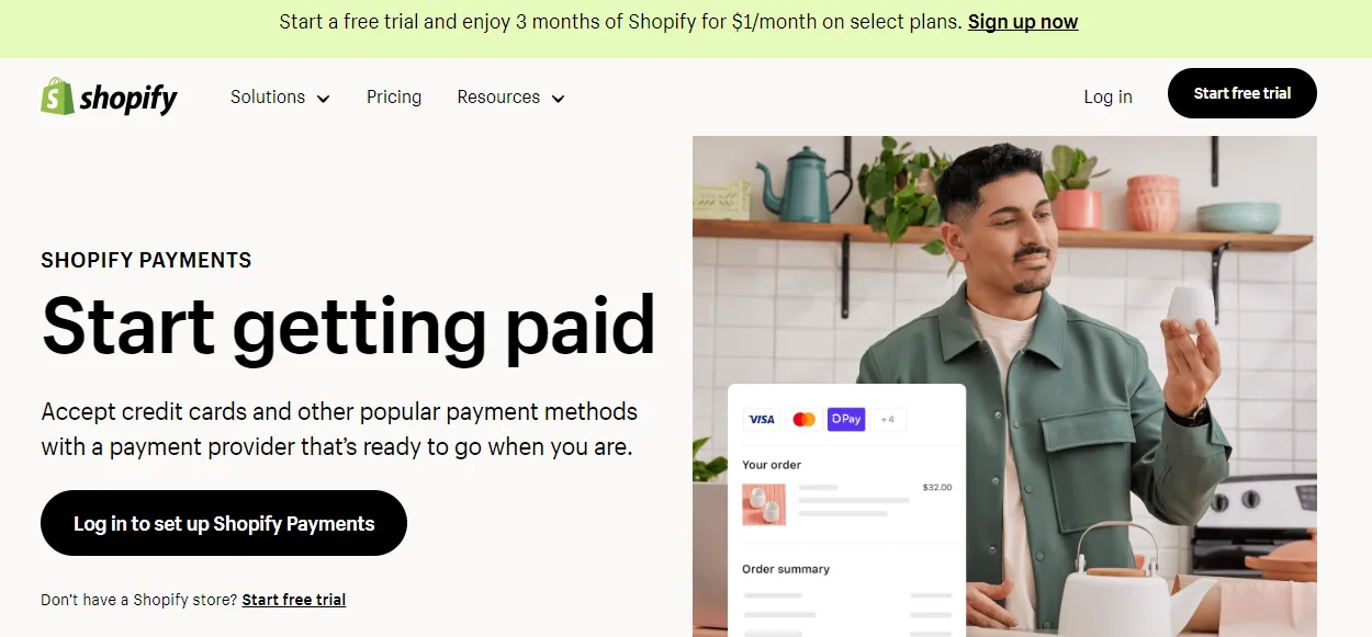 pagamentos shopify