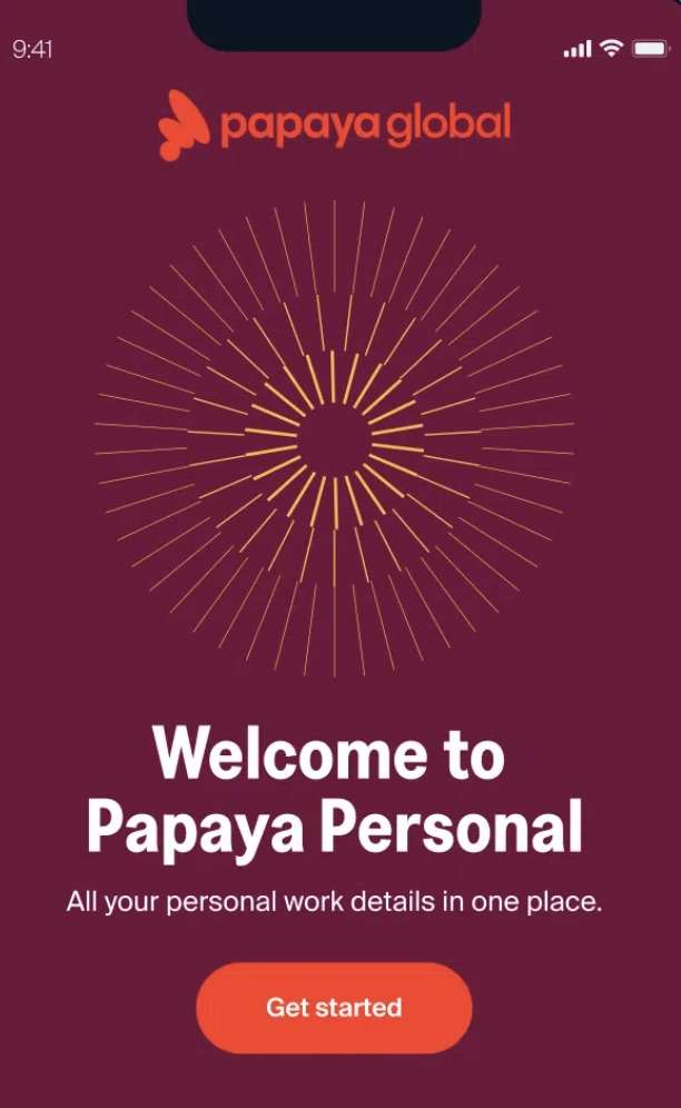 Papaya Globals payroll mobile app
