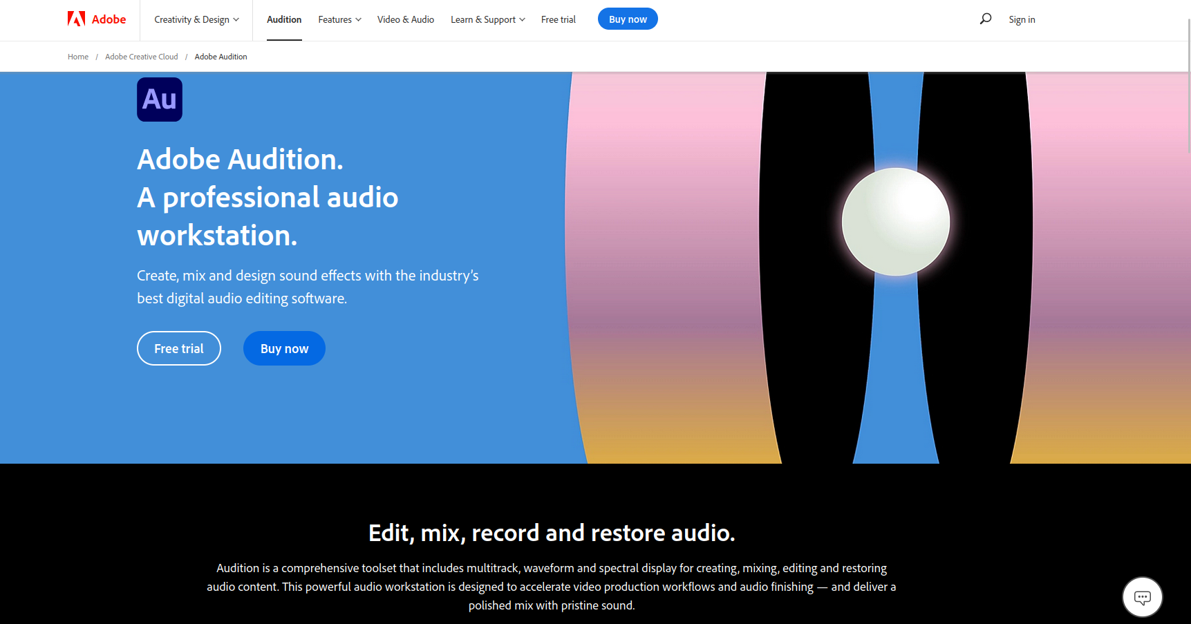 Adobe Audition Podcast editing tool