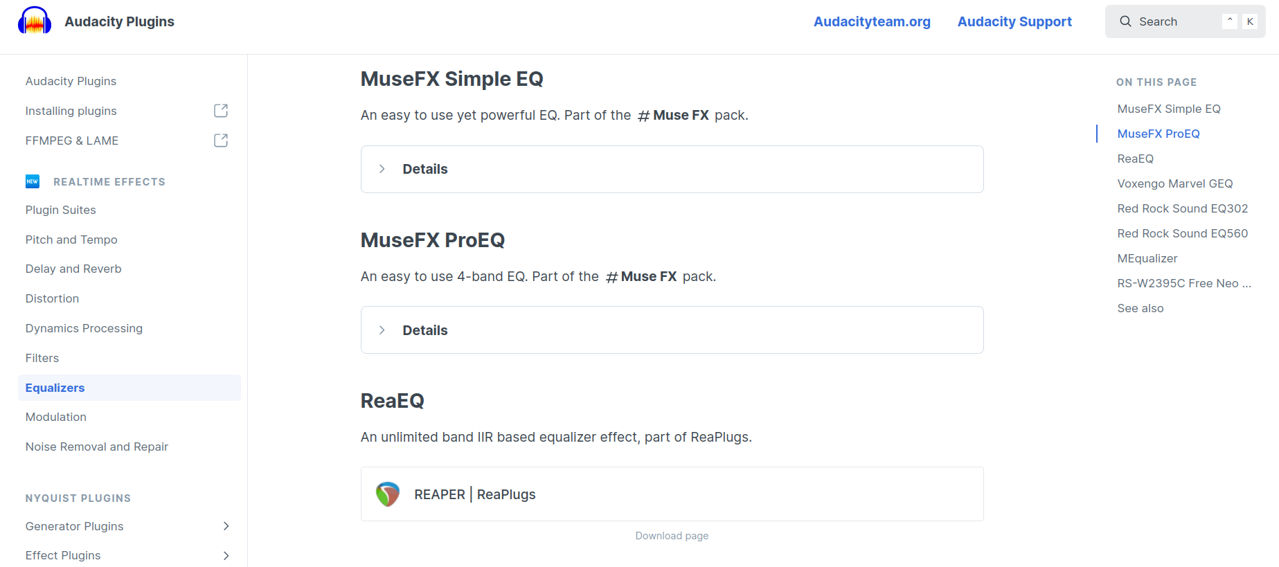 Audacity Plugins