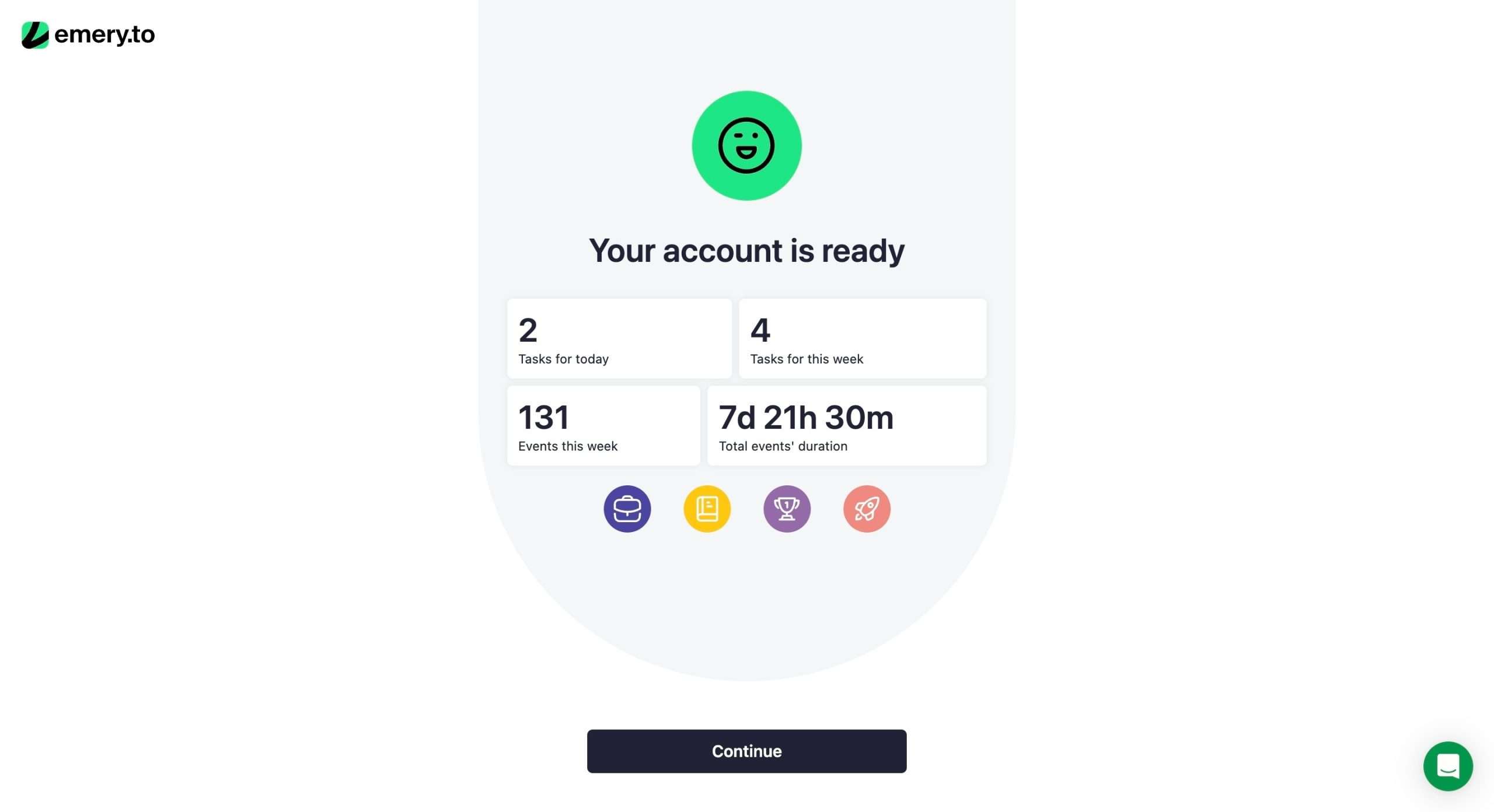 Emery's account stat