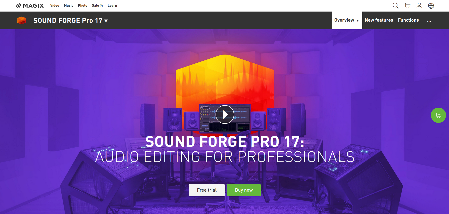 SoundForge Pro podcasting software