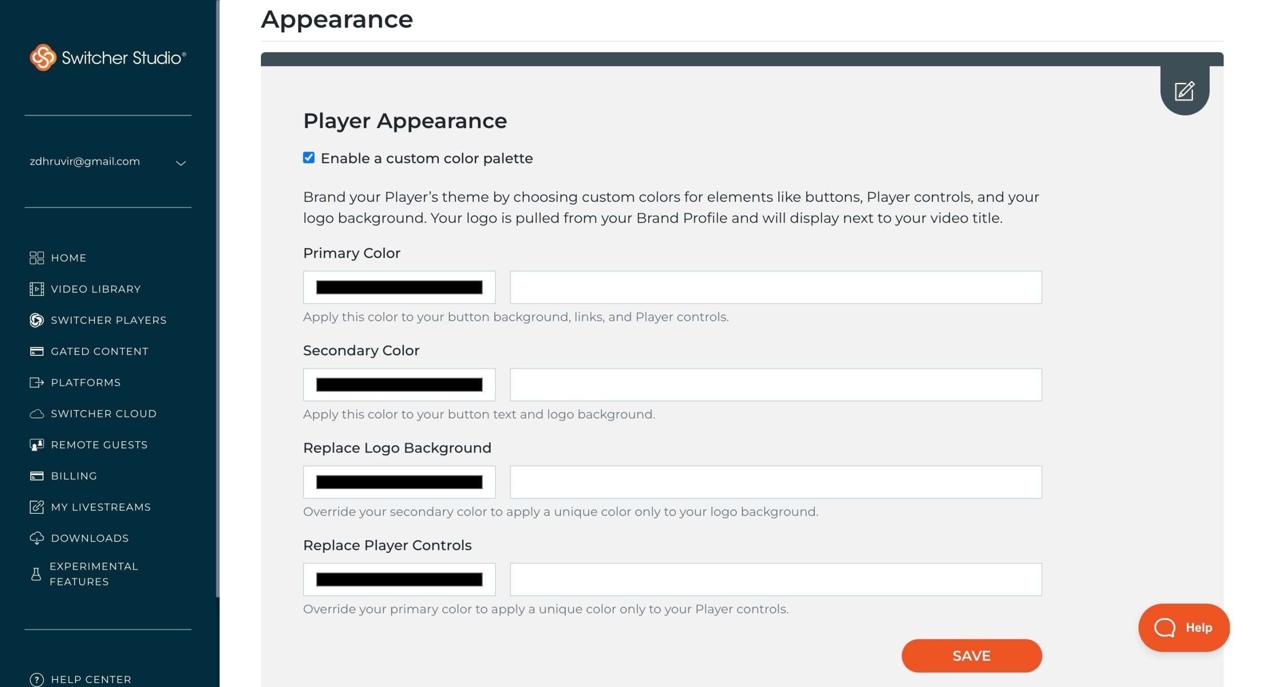Switcher Players appearance