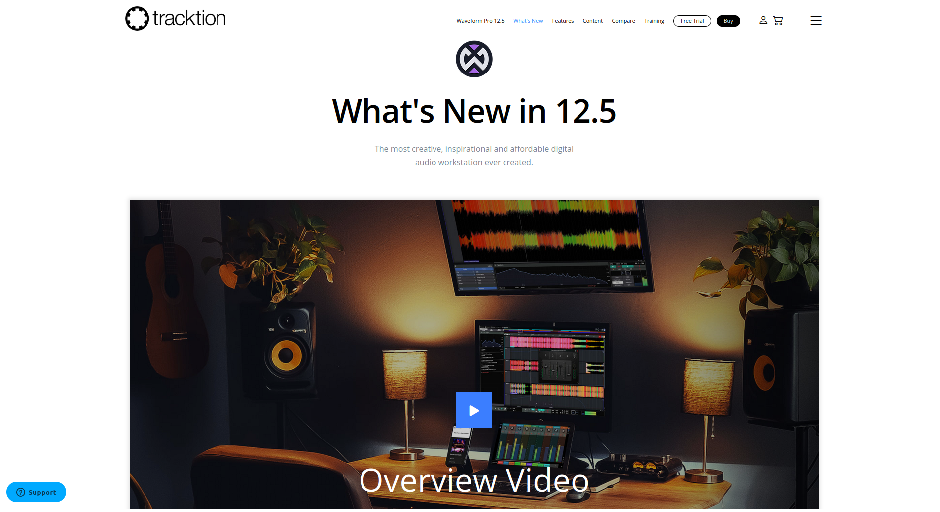 Tracktion Waveform podcast editor