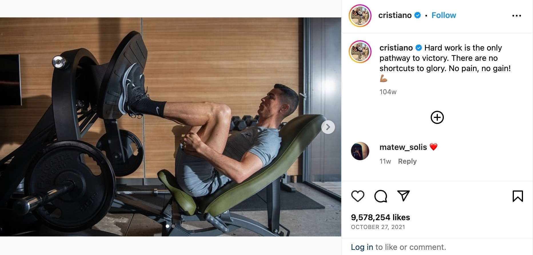 Cristiano Ronaldo på Hardwork
