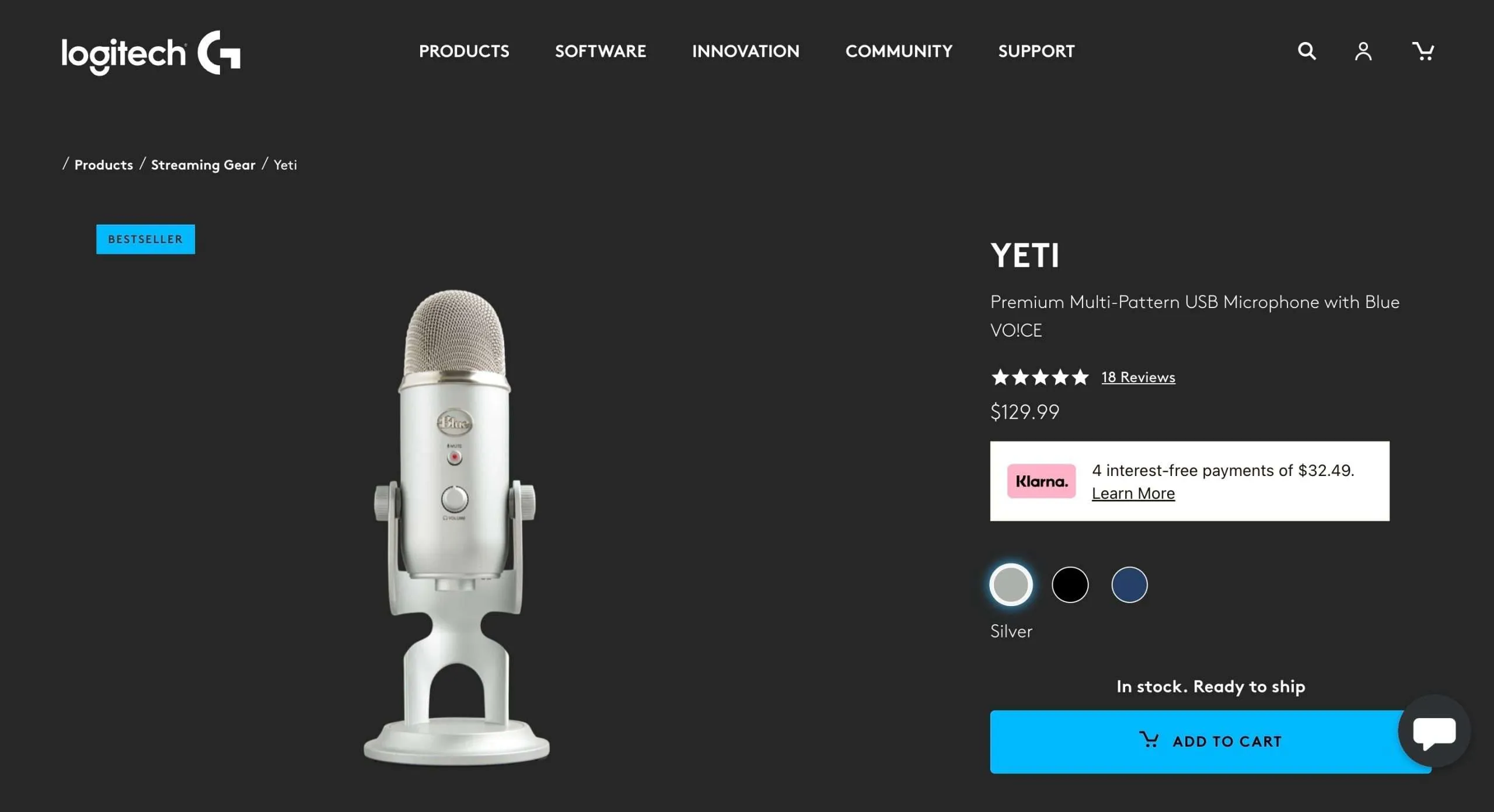 罗技 Yeti 麦克风 罗技 Yeti 麦克风