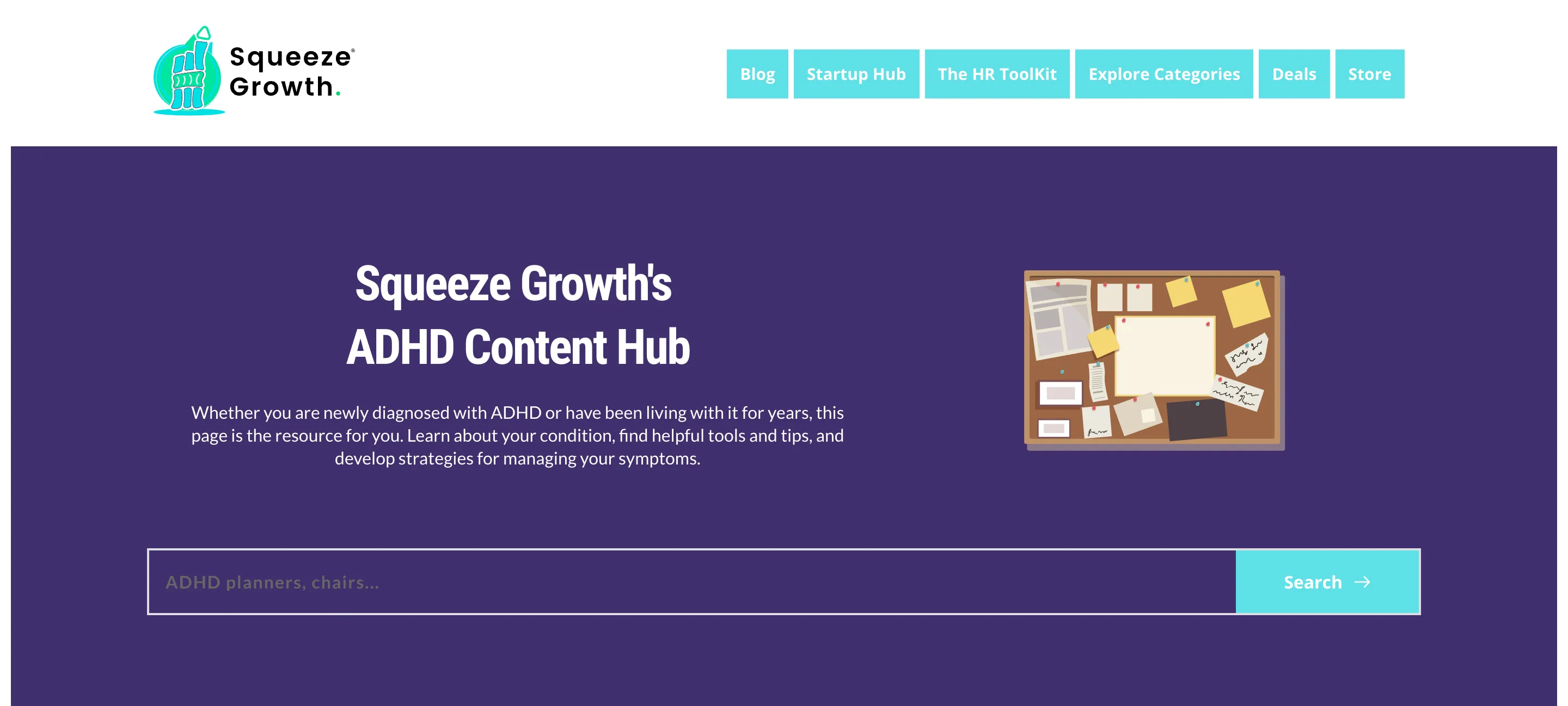 Centro de TDAH Squeeze Growth