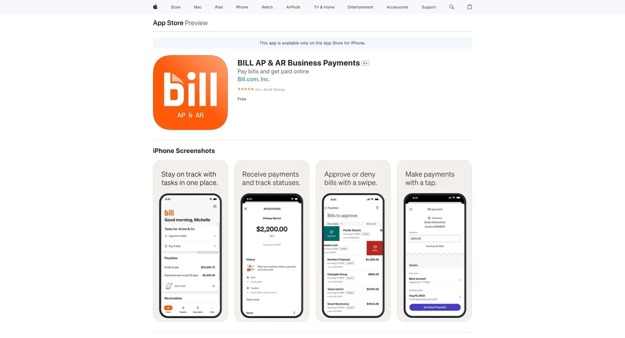 BILL AP & AR Business Payments BILL AP & AR Business Payments
