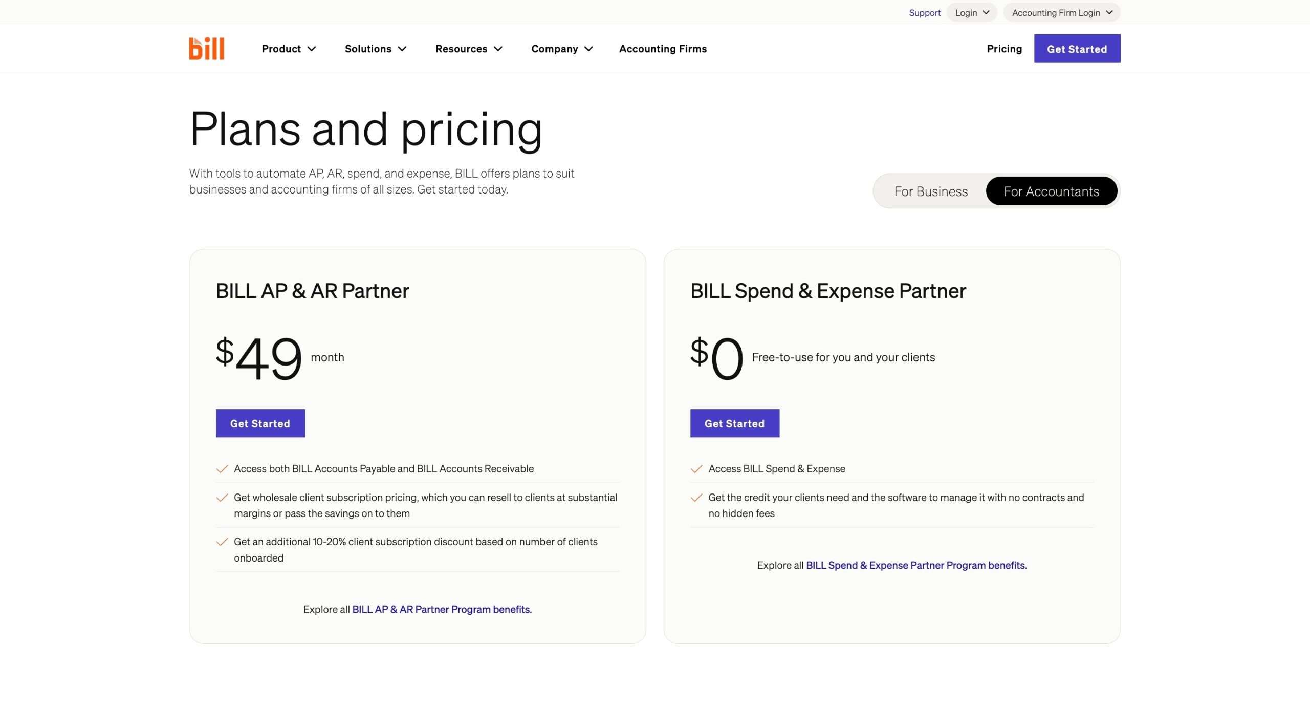 Bill for accountants Bill for accountants