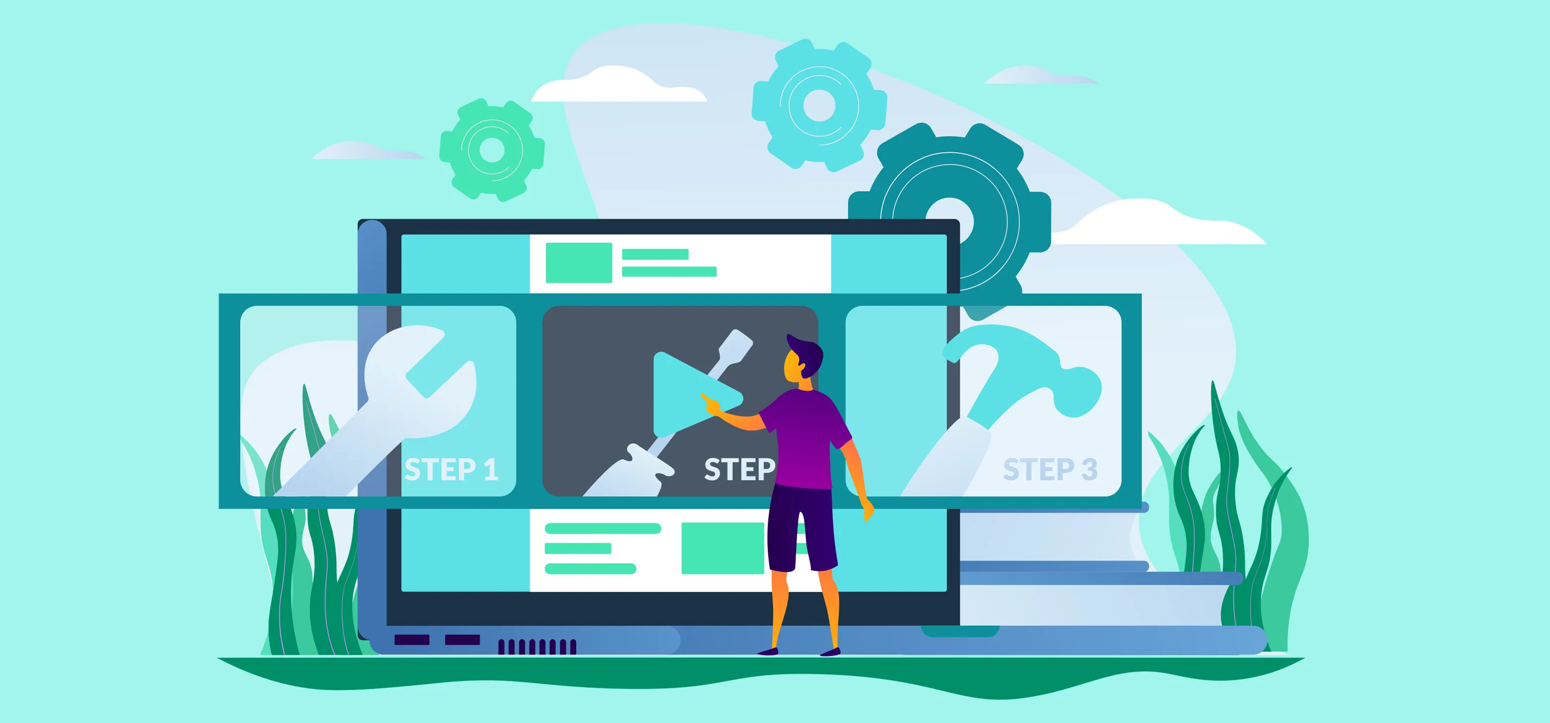 Alat untuk membuat platform pembelajaran online interaktif