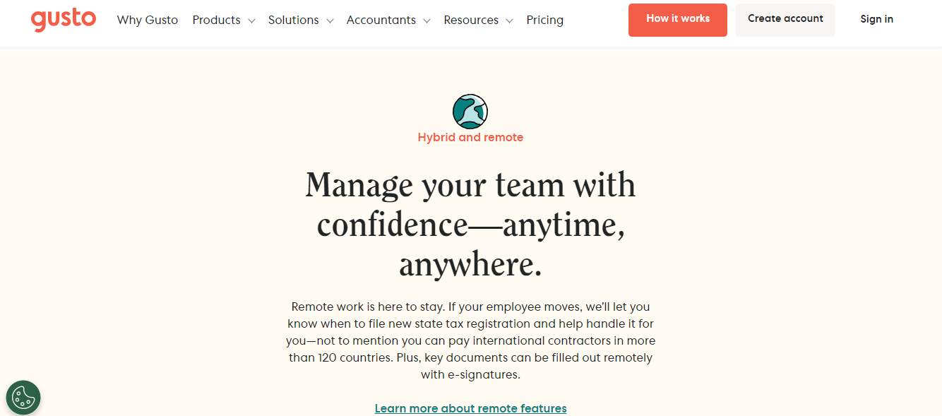 gusto employement