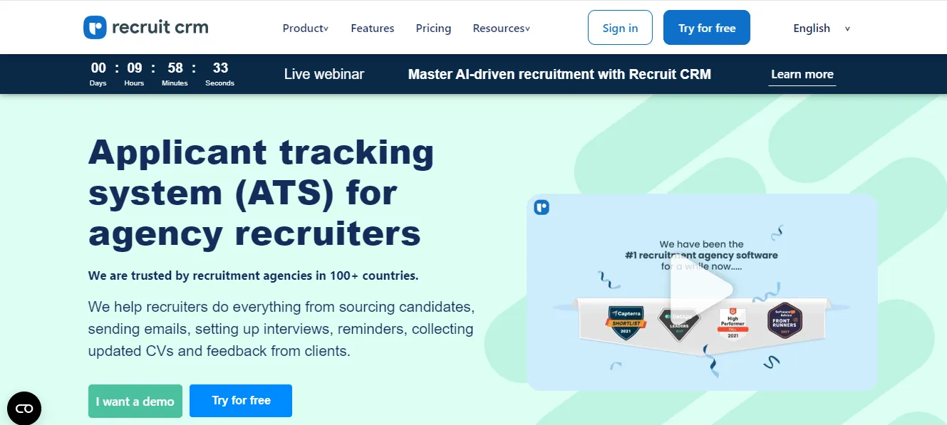 Recruter CRM Recruter CRM