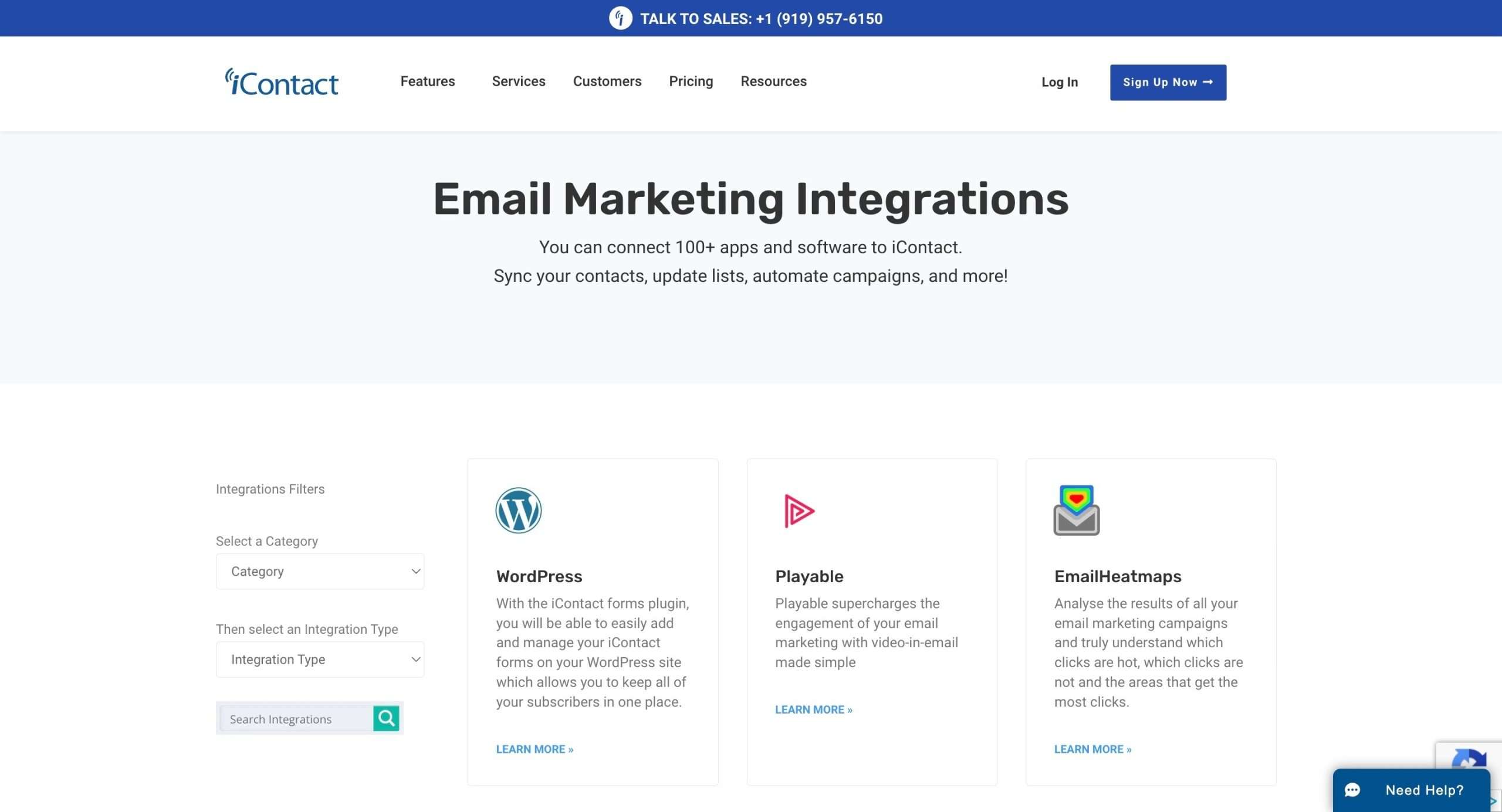 iContact integrations