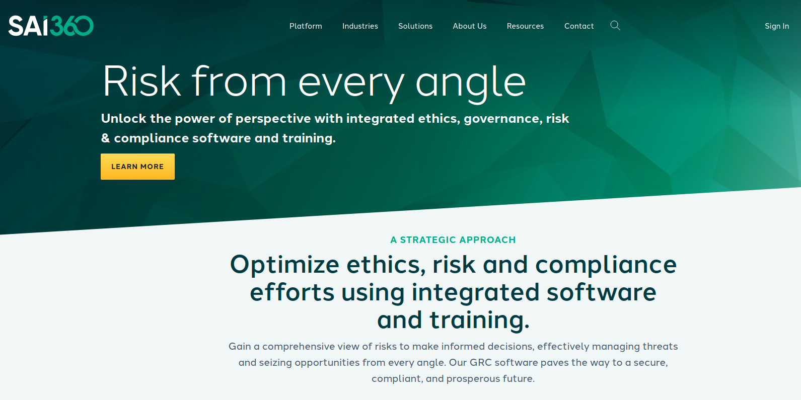 SAI governance risk and compliance tool SAI governance risk and compliance tool