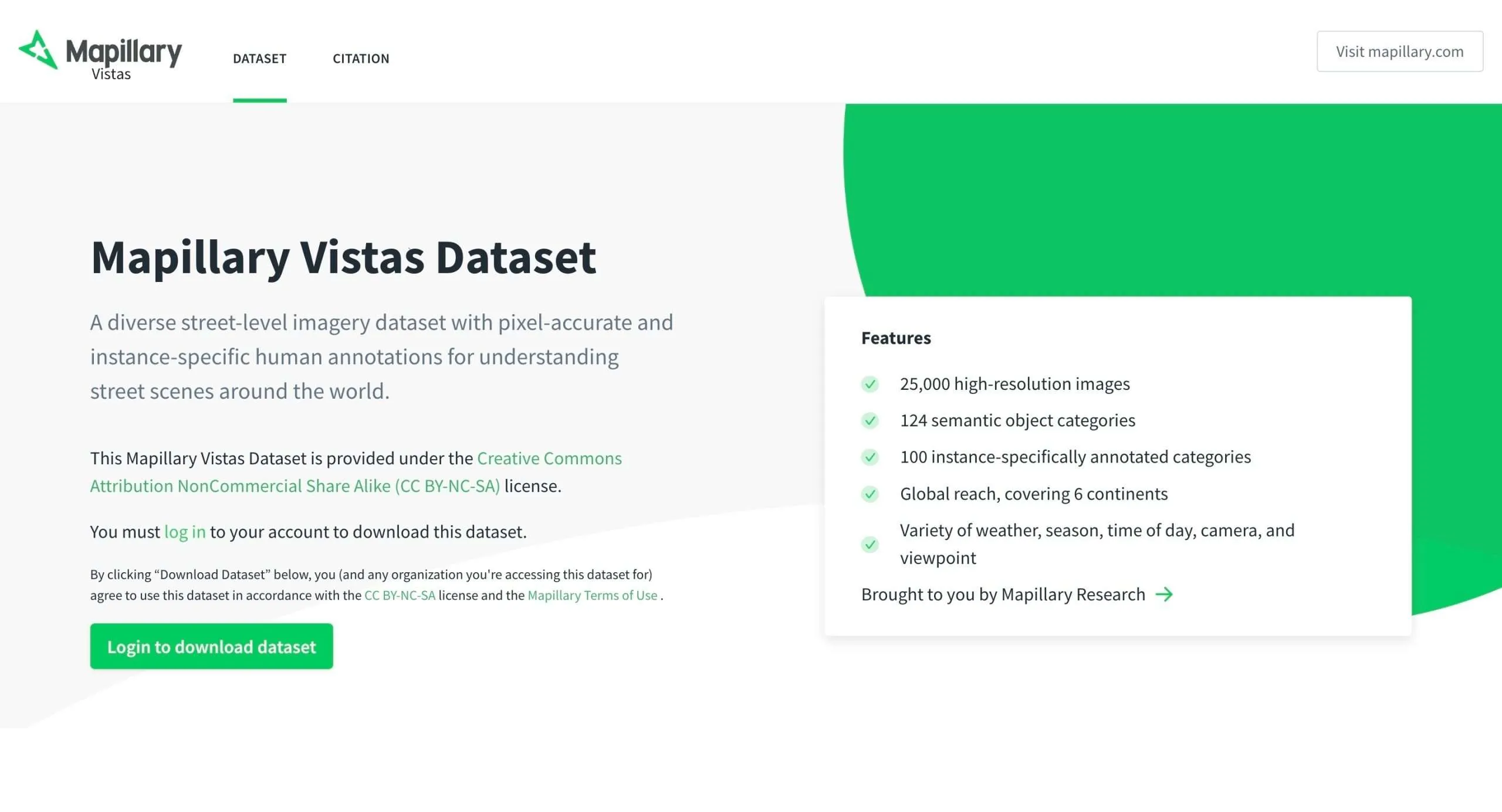 Mapillary Vistas-datasett