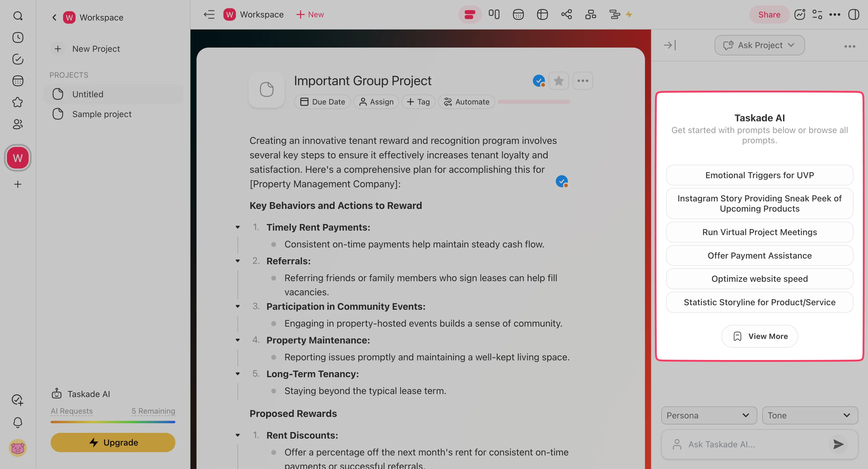Taskade AI Taskade AI
