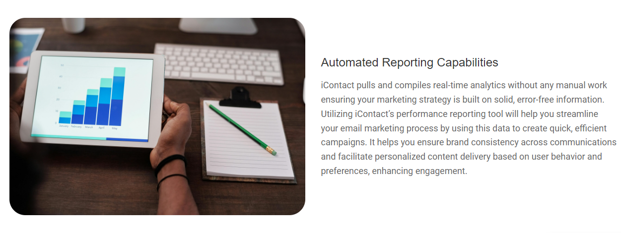 icontact reporting