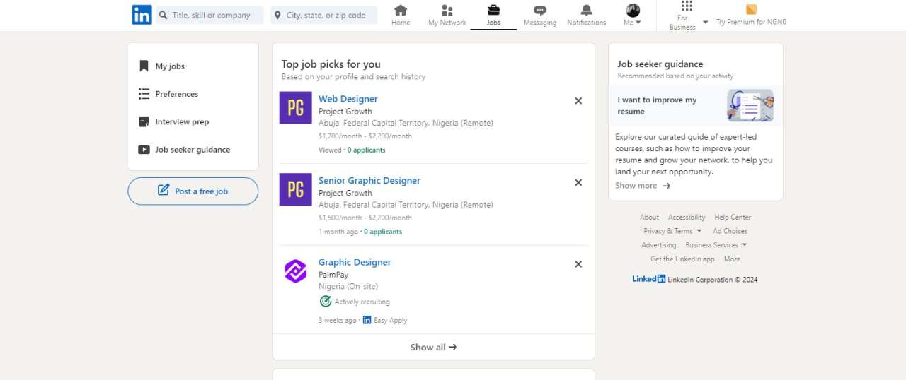 likedln job board