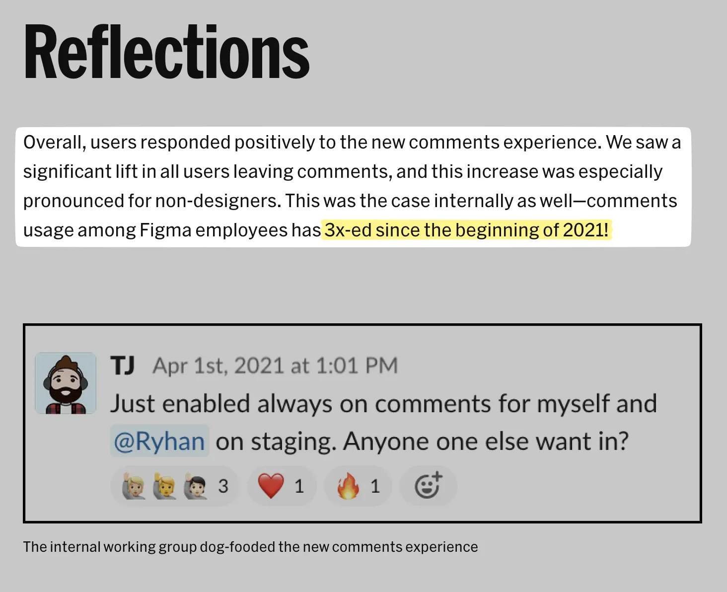Expérience de commentaire de Figma Expérience de commentaire de Figma