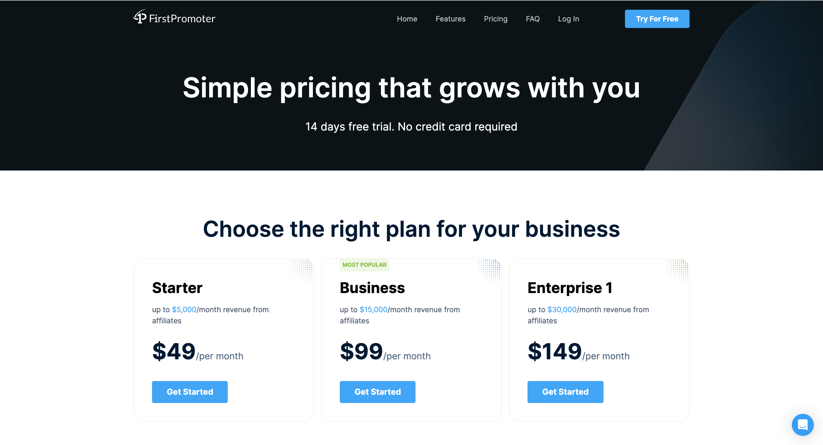 FirstPromoter-priser