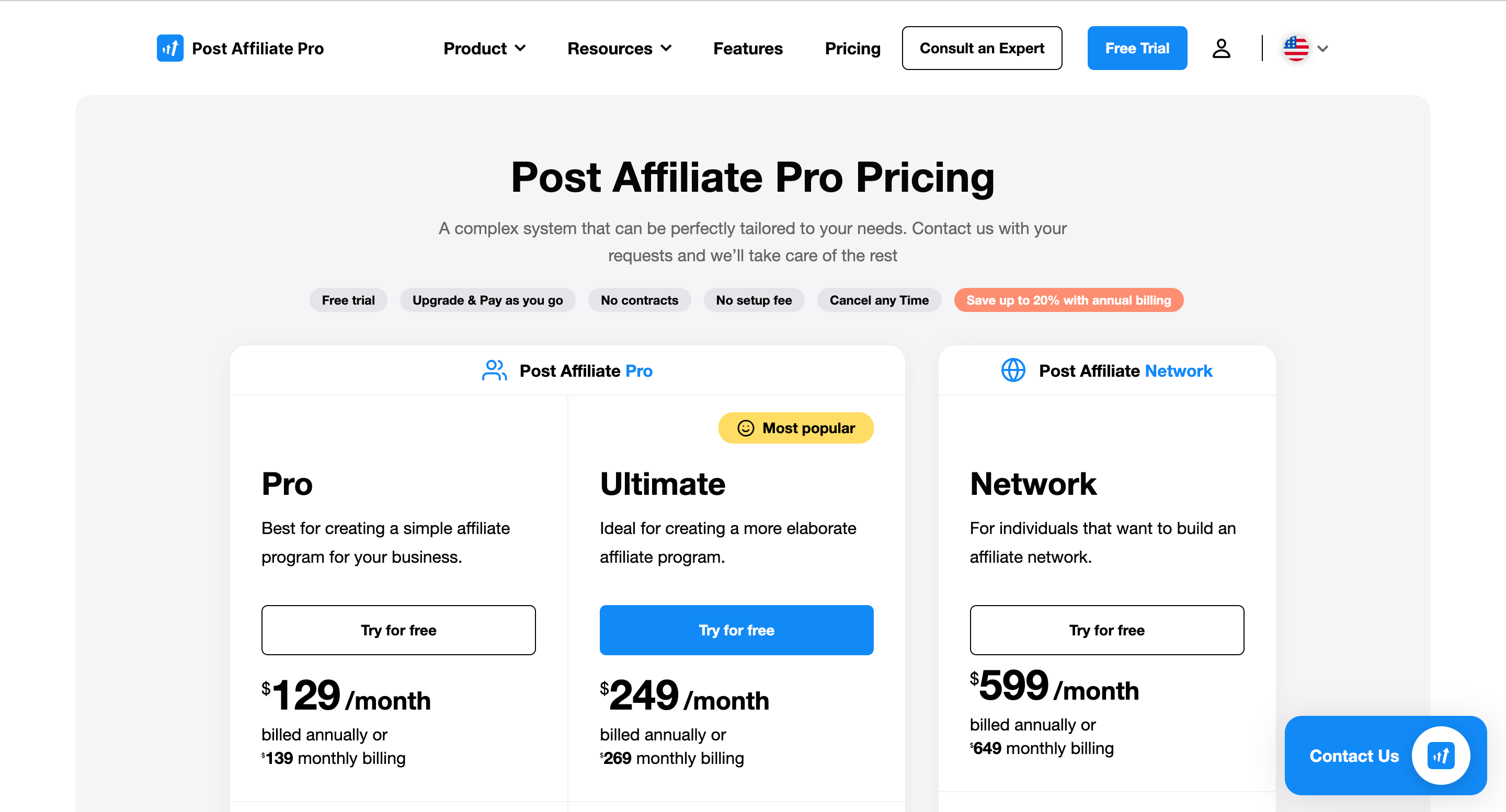 Post Affiliate Pro-priser