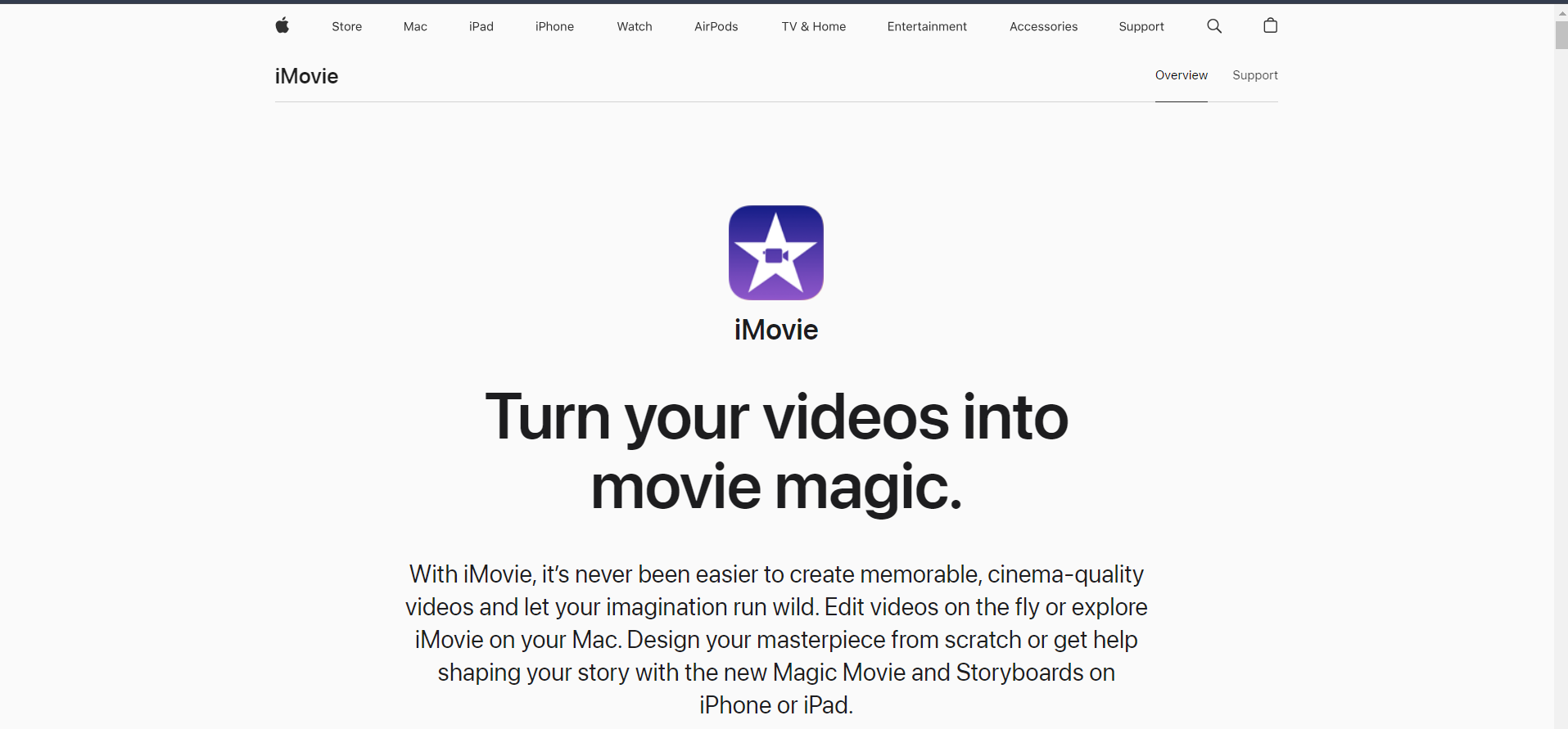 iMovie