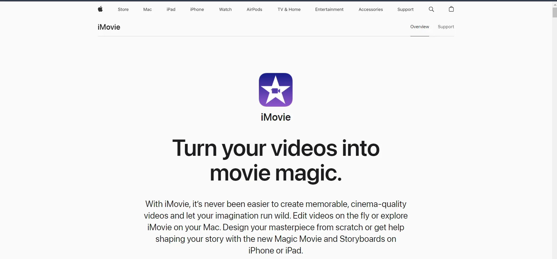 iMovie