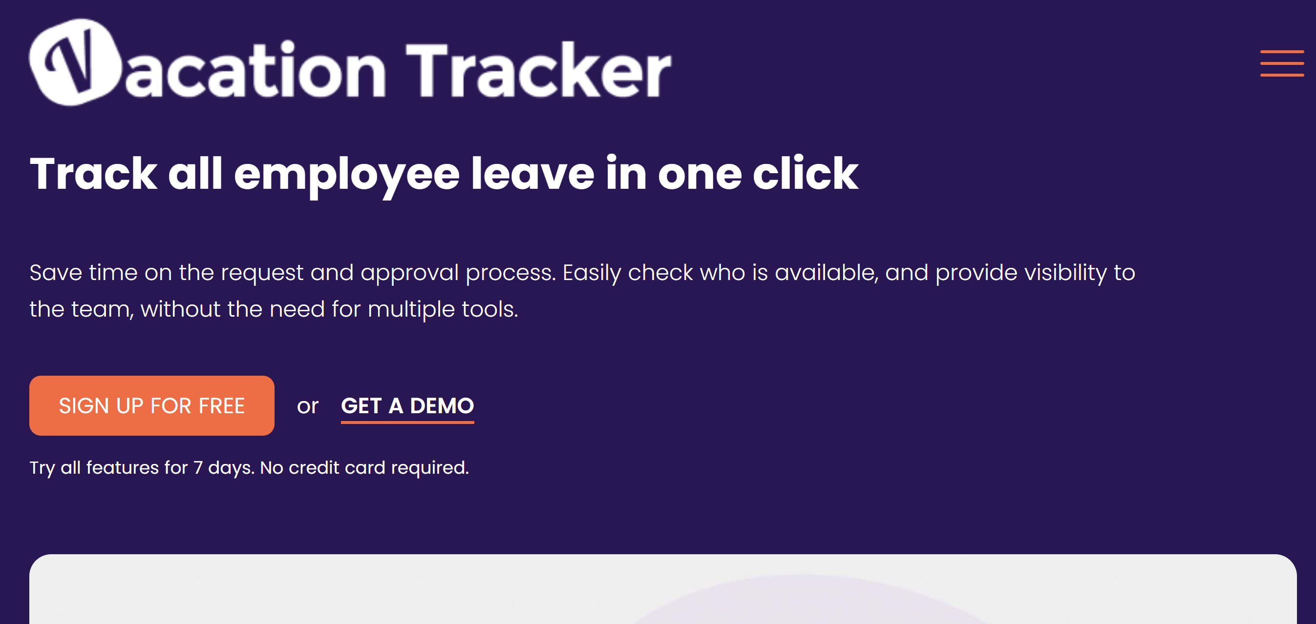 vacation tracker